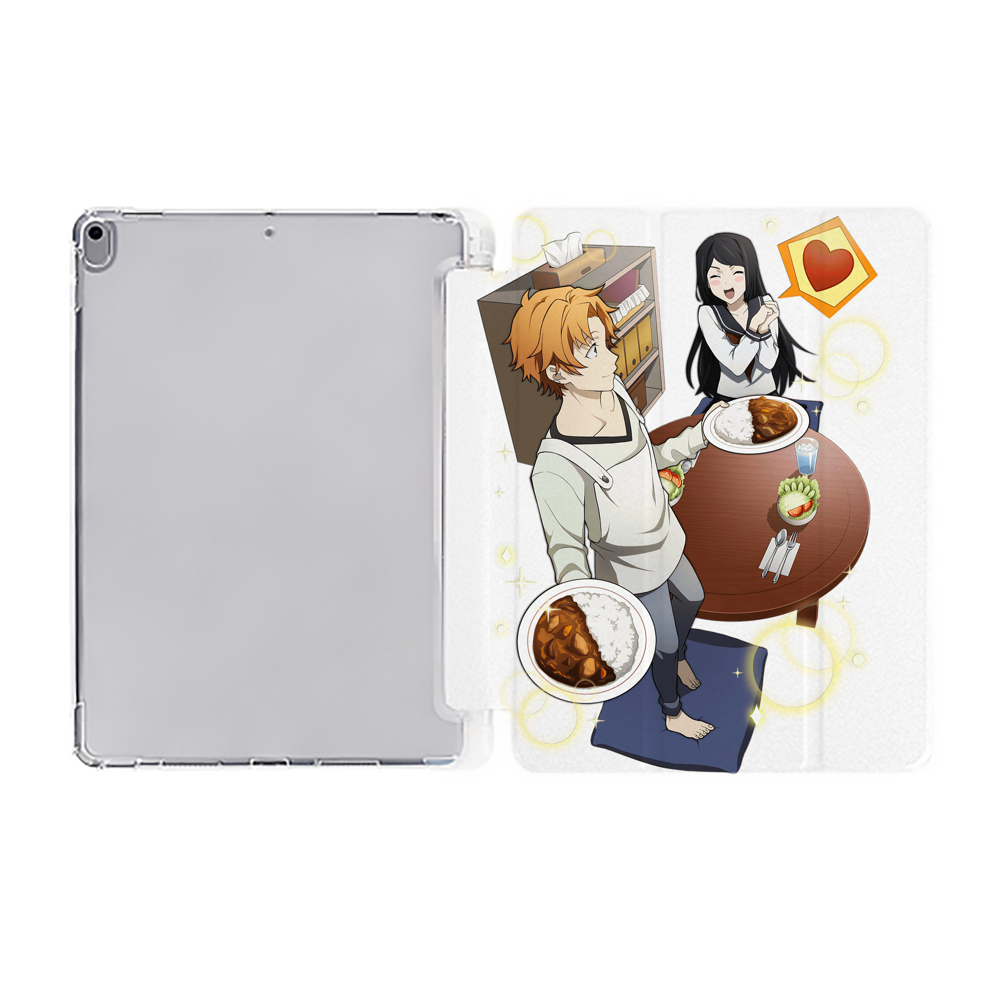 （画像用） 文豪ストレイドッグス Bungo Stray Dogs IPad ケース ペン収納付き 三つ折りスタンド PUレザー×シリコン 対応機種9.5/10.5/10.9インチ